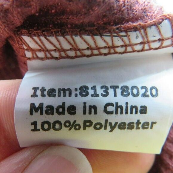 Souq Fone Knot Front Sleeveless Tanktop Shirt Women's Size Large Red Athletic - Picture 5 of 10